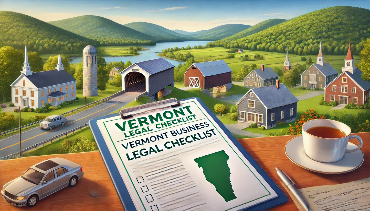Vermont Business Legal Checklist